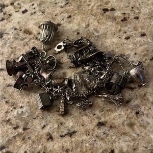 Silver Charm Bracelet